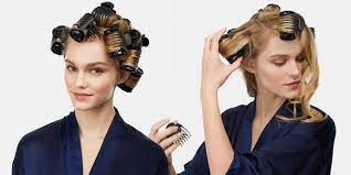 curling your hair with hot rollers