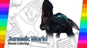 The jurassic world coloring pages sheets cover every inch of this substantial event in prehistoric history. Jurassic World Movie Drawing How To Draw Dinosaur Drawing And Coloring Pages Youtube