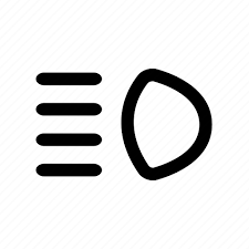 beam headlight light icon