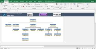 Automatic Org Chart Generator Basic Version Excel Template