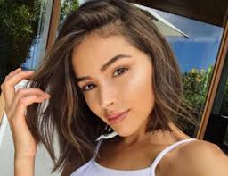 The shot is from straight above her looking down, from the waist up. Olivia Culpo Looked Super Hot While Playing Tennis Terez Owens 1 Sports Gossip Blog In The World