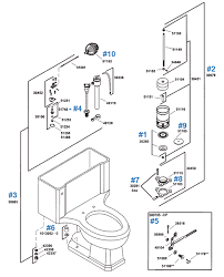 bolton toilet repair parts by kohler