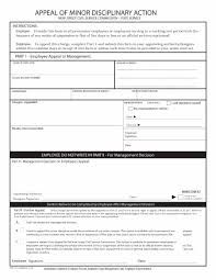 Employeeinary Action Form Template Word Free New Of