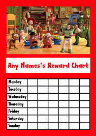 Toy Story Star Sticker Reward Chart