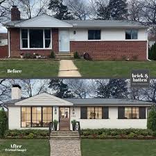 50 Painted Brick House Before And After
