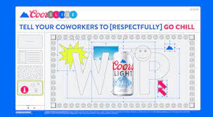 coors light created a work slide when