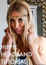 hippie headband tutorial blonder