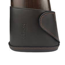 Tourbon Vintage Leather Buttstock Extension Shoulder Protective Slip On Recoil Pad