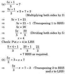 Maths Ncert Solutions Equations Math
