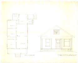 cote front elevation drawing plan