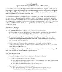 argumentative essay introduction example essay act sample essays    