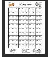 Use A 99 Or 100 Chart To Help Counting Coins Math