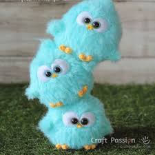 furry crochet angry birds nestlings