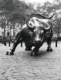 Wall Street Bull Sculpture 1 Fine Art