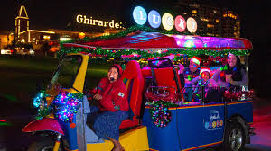 Holiday Lights Sites Lucky Tuk Tuk Tour In San Francisco