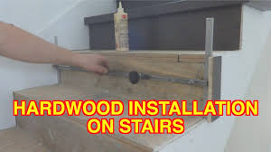 how to install hardwood on stairs open