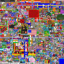 JFS] Final Result of r/Place by The Users of Reddit : r/PixelArt