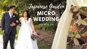 anese garden micro wedding in
