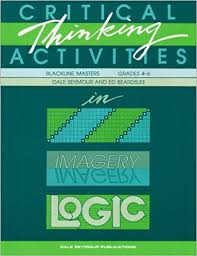 Critical Thinking Activities in Patterns  Imagery  Logic  Amazon    