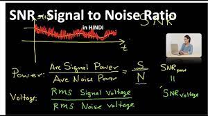 The signal to noise ratio of a signal in a system is easy to comprehend, and therefore it has been widely used in many areas. What Is Snr Signal To Noise Ratio In Hindi Youtube
