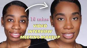 how to do video interview makeup in 10
