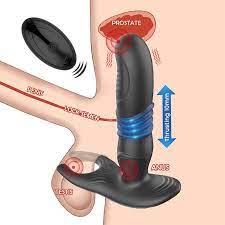 Koop Delayed Ejaculation Penis Ring Remote Control Telescopic Dildo Vibrator  Prostate Massager G-spot Stimulator Sex Toys for Couple | online bestellen  bij Joom