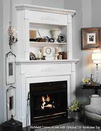 Shelf Above The Fireplace Mantel