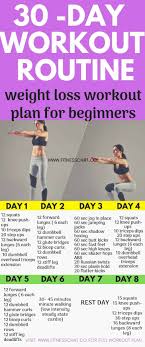 30 Day Fat Burning Workout Routines For Beginners