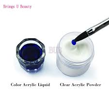 Us 9 72 40 Off 1 Fl Oz 9 Colors Acrylic Liquid Monomer Acrylic Nail System For Clear Acrylic Powder Crystal Jelly Nails Extend Blue Green Pink In