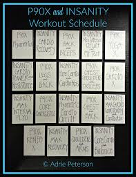 p90x and insanity workout schedule
