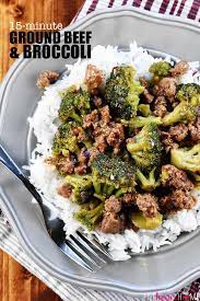 delicious ground beef broccoli rave