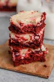 red velvet cheesecake brownies spend