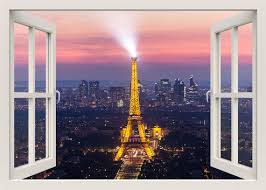 Buy Eiffel Wall Decal Eiffel Wall