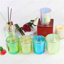 Iridescent Empty Glass Tumbler Candle