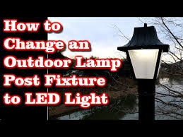 outdoor lamp post light fixture