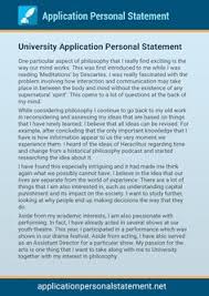 urology residency personal statement sample Residency Personal Statement