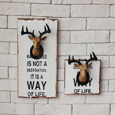 Faux Deer Head Wall Decor Addin