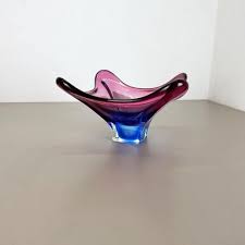 Fl Murano Glass Bowl Centerpiece