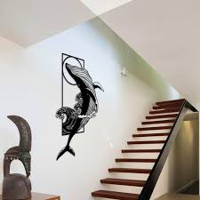 Whale Metal Wall Art House Entry Wall