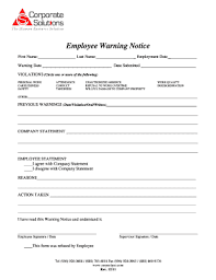 124 Printable Warning Letter Sample Forms And Templates