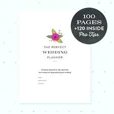 Wedding Binder Cover Page Template Printable Planner Free