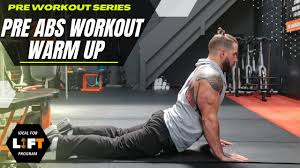 pre abs workout warm up mini series