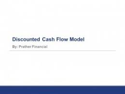 Discounted Cash Flow Dcf Model