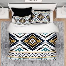 Modern Comforter Set Aztec Geometric