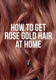 how-do-you-get-pink-gold-hair