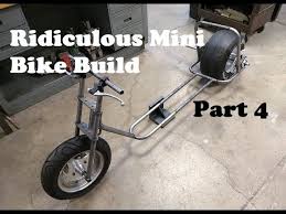 ridiculous mini bike build extending