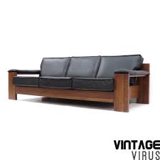 Mid Century Three Seater Design Couch Sofa From Leolux