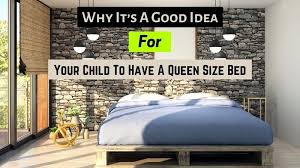 child to have a queen size bed