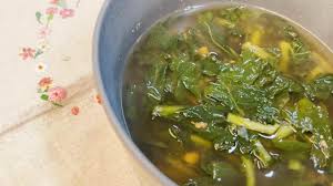dried soybean paste soup
