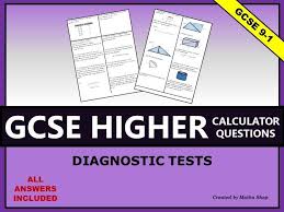 gcse higher calculator questions